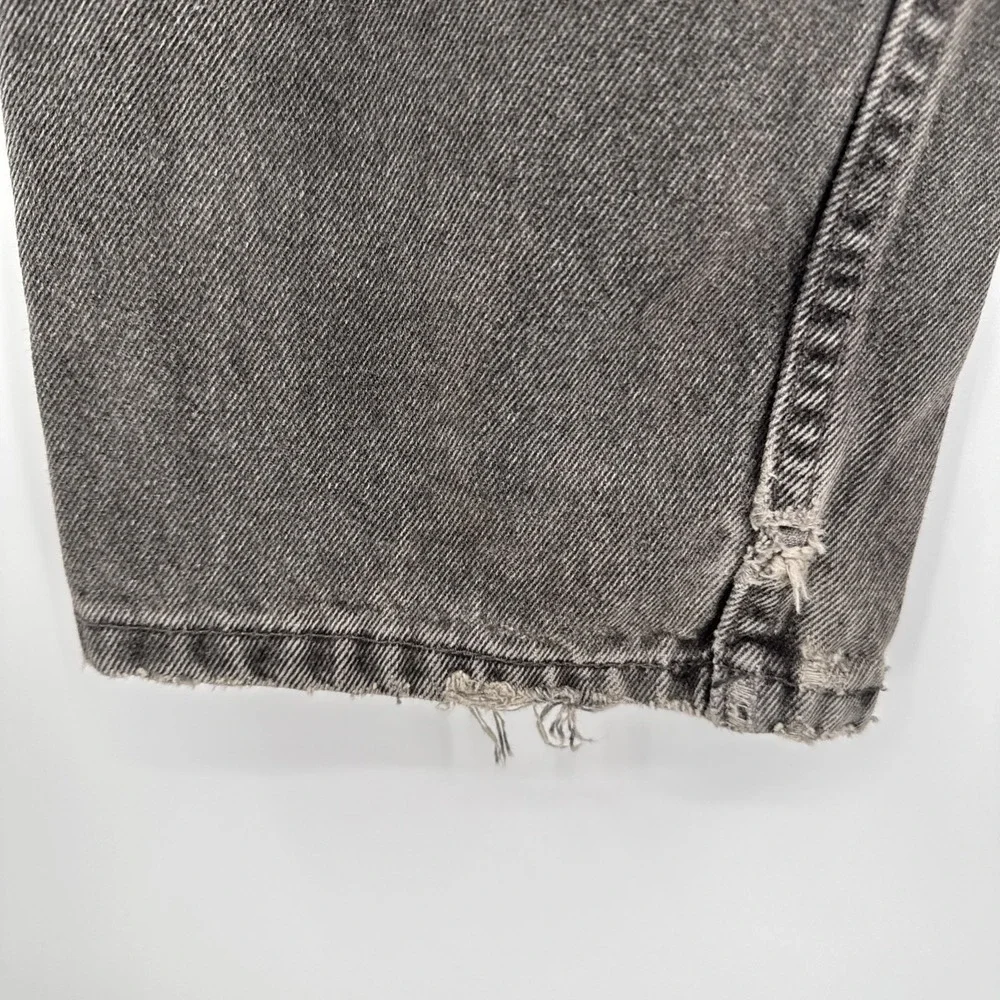 Levis‎ 550 Red Tab Relaxed Fit 32x30 Black Great Fade Made In USA Y2K